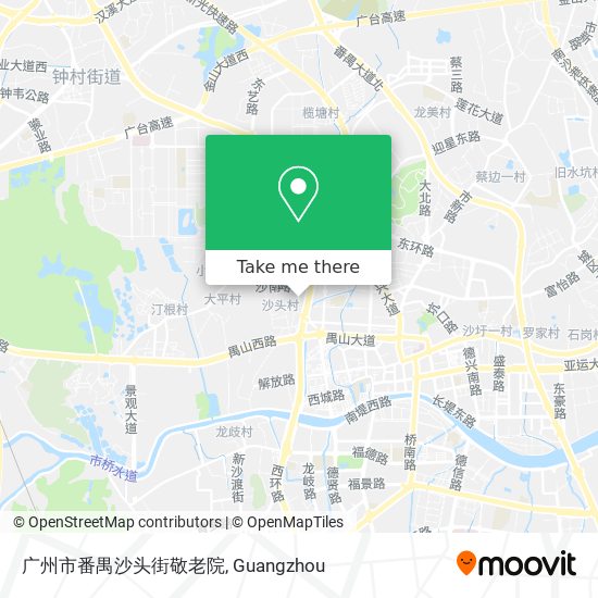 广州市番禺沙头街敬老院 map