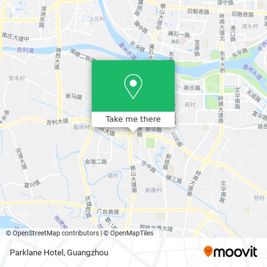 Parklane Hotel map