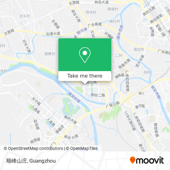 顺峰山庄 map