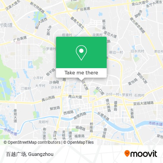 百越广场 map