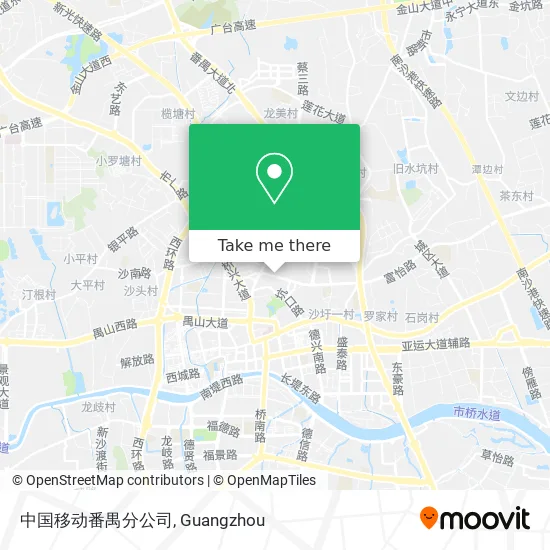 中国移动番禺分公司 map