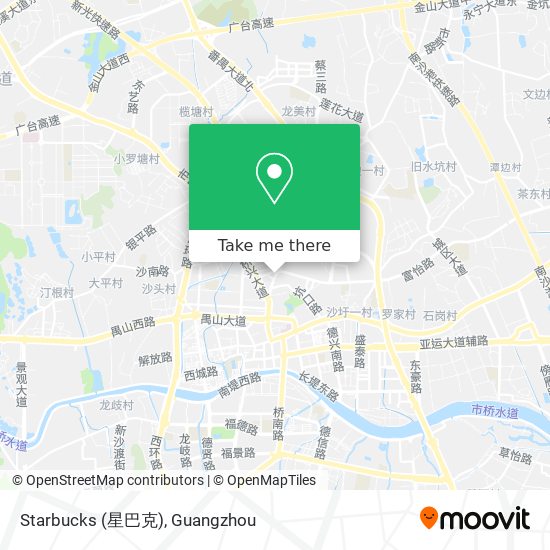 Starbucks (星巴克) map