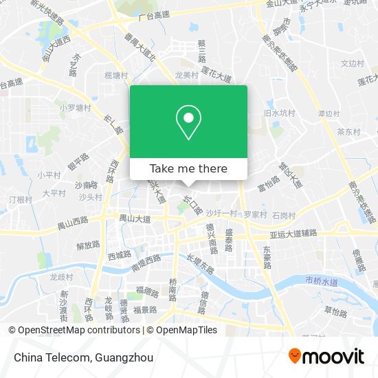 China Telecom map