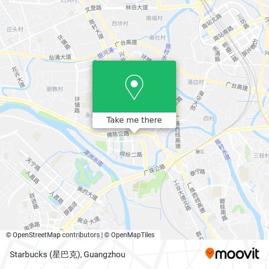 Starbucks (星巴克) map