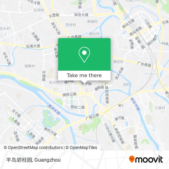 半岛碧桂园 map