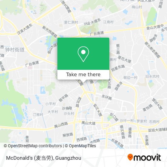 McDonald's (麦当劳) map