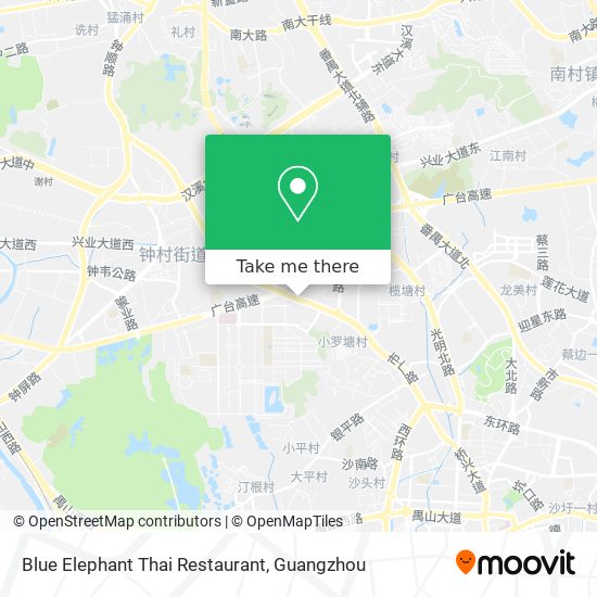 Blue Elephant Thai Restaurant map