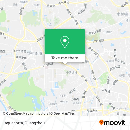 aquacotta map