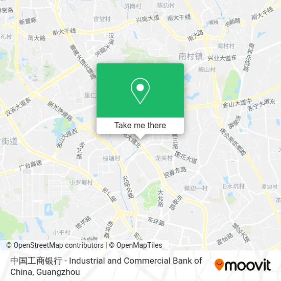 中国工商银行 - Industrial and Commercial Bank of China map
