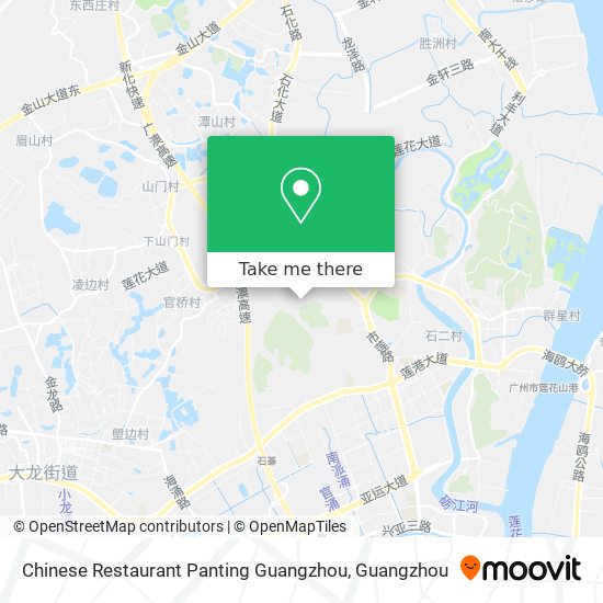 Chinese Restaurant Panting Guangzhou map