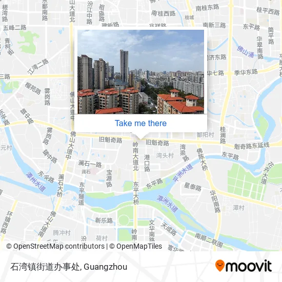 石湾镇街道办事处 map