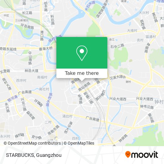 STARBUCKS map