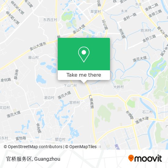 官桥服务区 map
