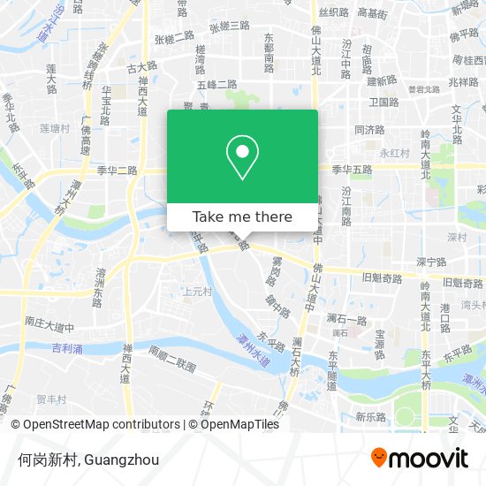 何岗新村 map