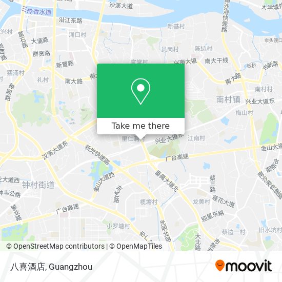 八喜酒店 map