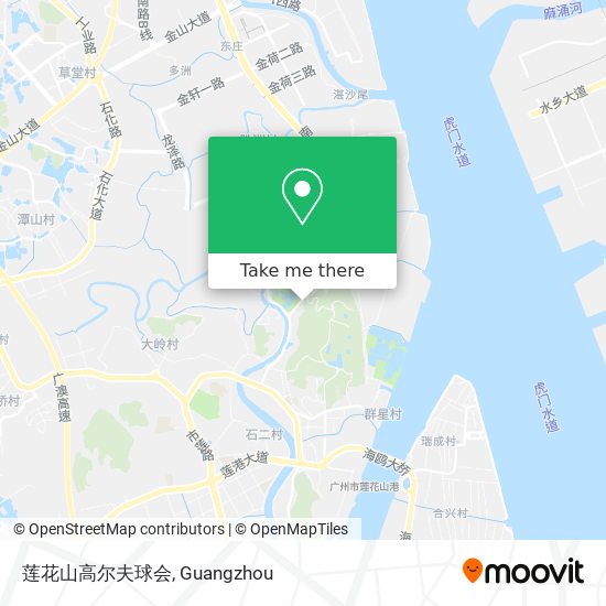 莲花山高尔夫球会 map