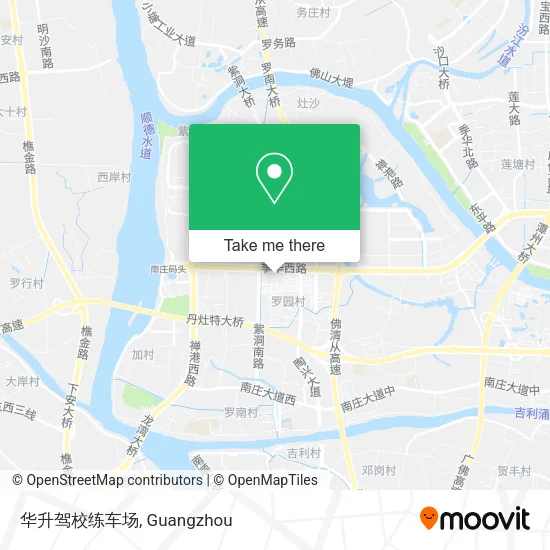 华升驾校练车场 map