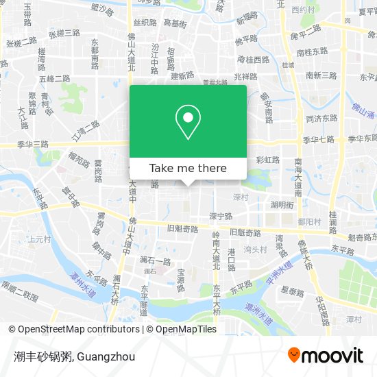 潮丰砂锅粥 map