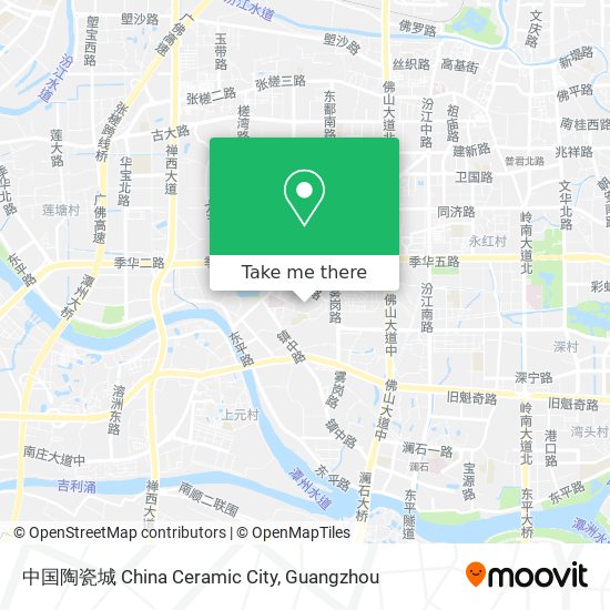 中国陶瓷城 China Ceramic City map