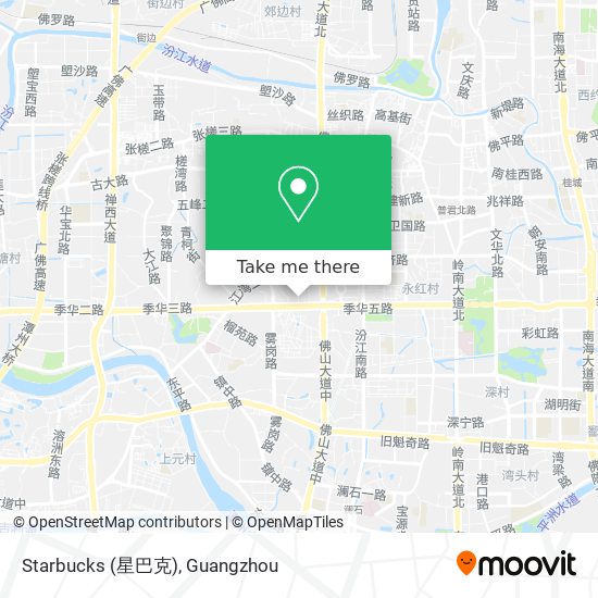 Starbucks (星巴克) map