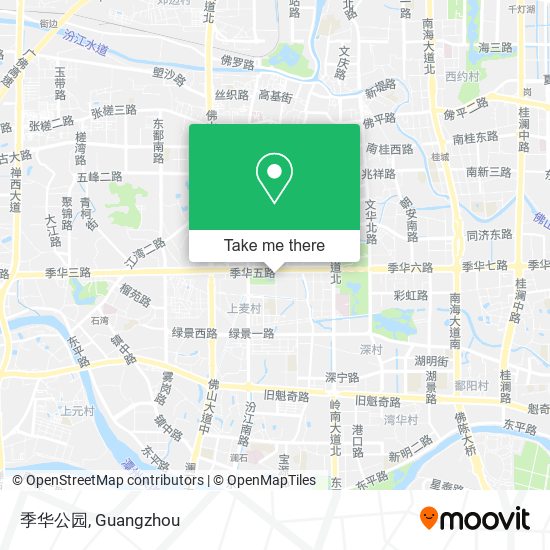 季华公园 map