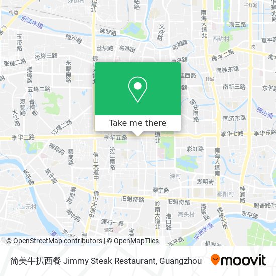 简美牛扒西餐 Jimmy Steak Restaurant map