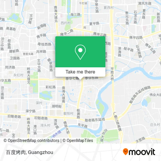 百度烤肉 map