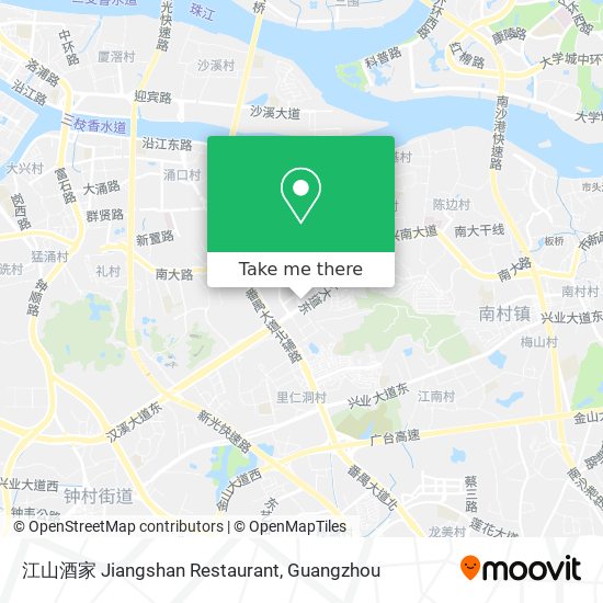 江山酒家 Jiangshan Restaurant map