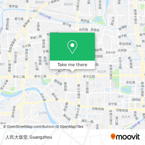 人民大饭堂 map
