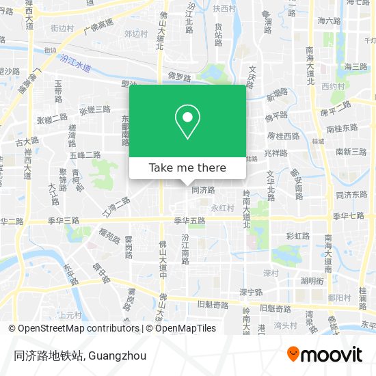 同济路地铁站 map