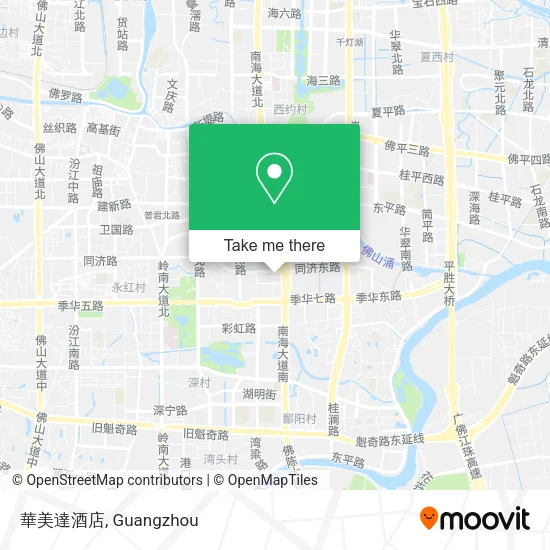 華美達酒店 map