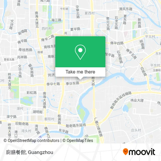 廚膳餐館 map