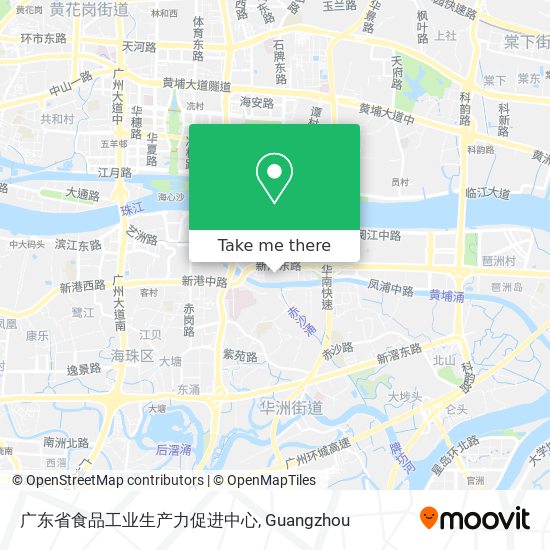 广东省食品工业生产力促进中心 map