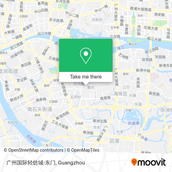 广州国际轻纺城-东门 map