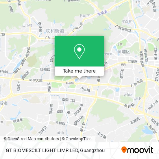 GT BIOMESCILT LIGHT LIMR.LED map