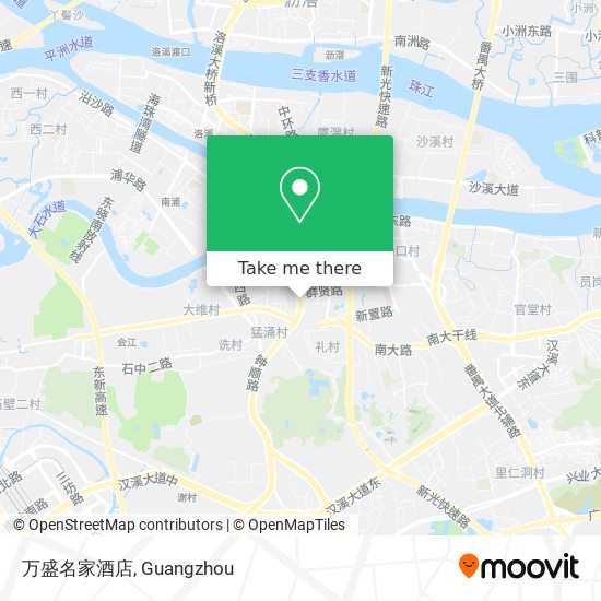 万盛名家酒店 map