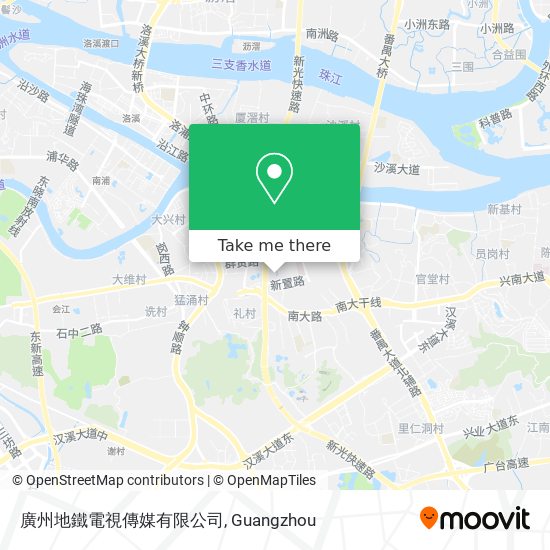 廣州地鐵電視傳媒有限公司 map