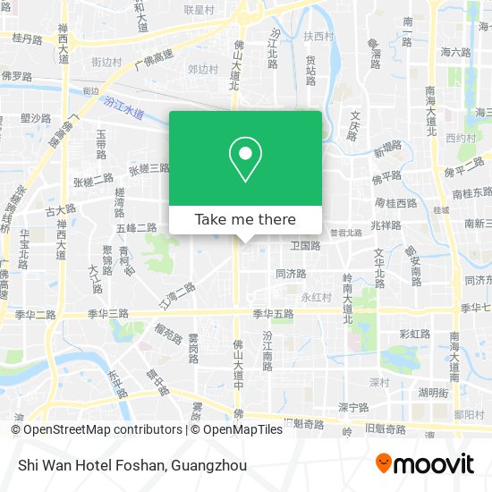 Shi Wan Hotel Foshan map