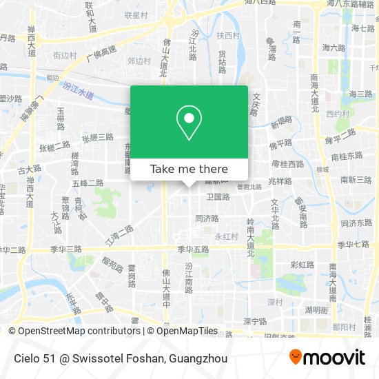 Cielo 51 @ Swissotel Foshan map