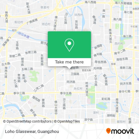 Loho Glasswear map