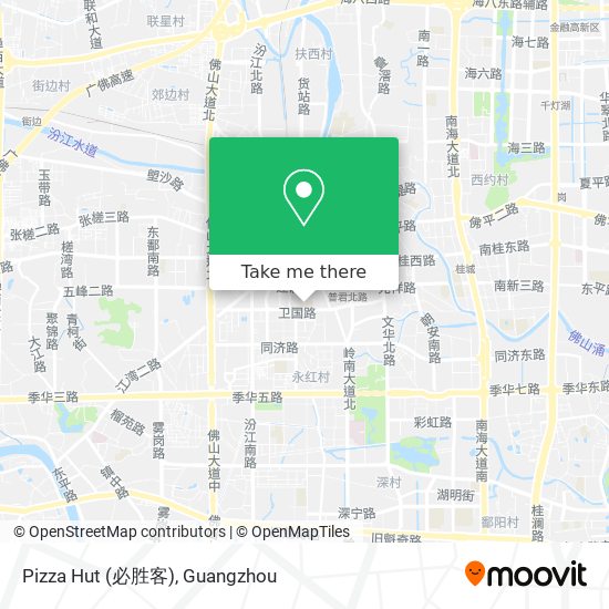 Pizza Hut (必胜客) map