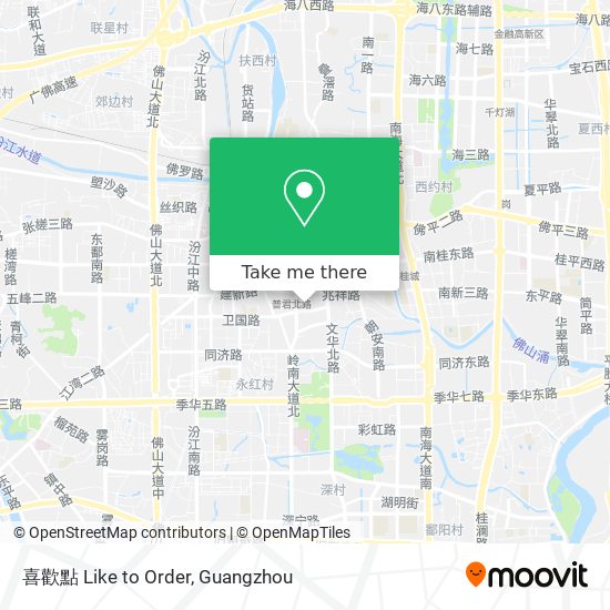 喜歡點 Like to Order map