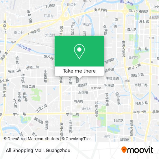 All Shopping Mall map