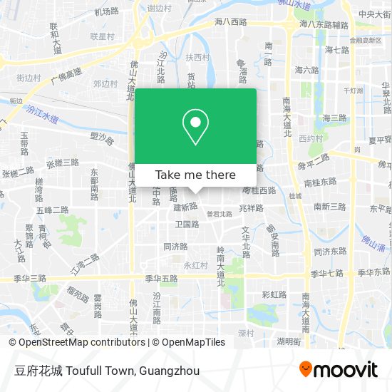 豆府花城 Toufull Town map