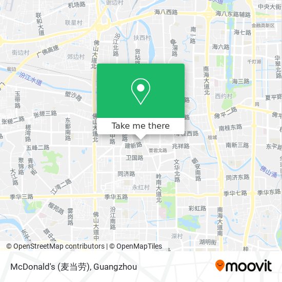 McDonald's (麦当劳) map