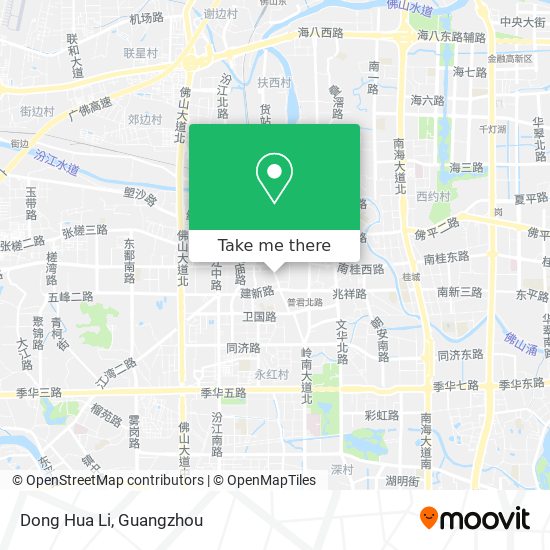 Dong Hua Li map