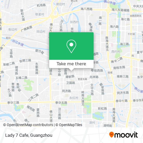 Lady 7 Cafe map