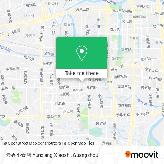 云香小食店 Yunxiang Xiaoshi map