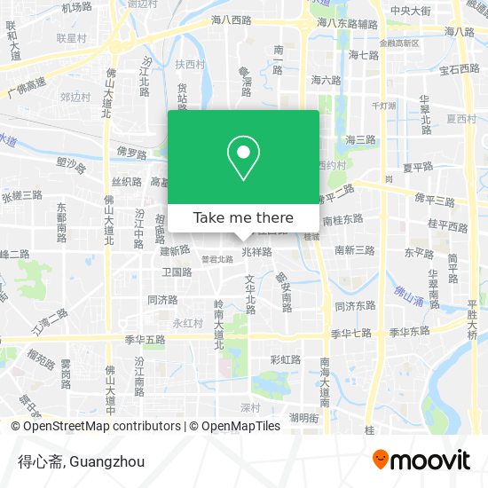 得心斋 map
