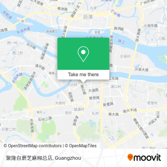 聚隆自磨芝麻糊总店 map